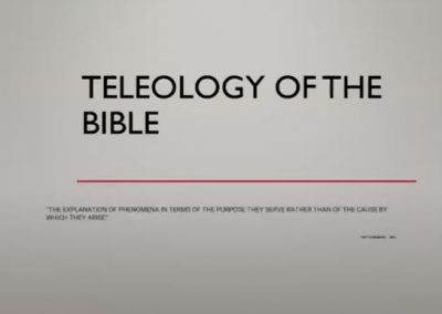 Teleology of the Bible