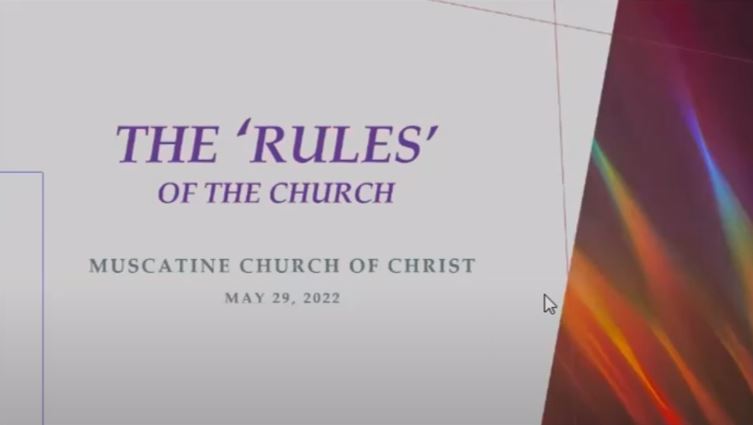 The Rules of the Church