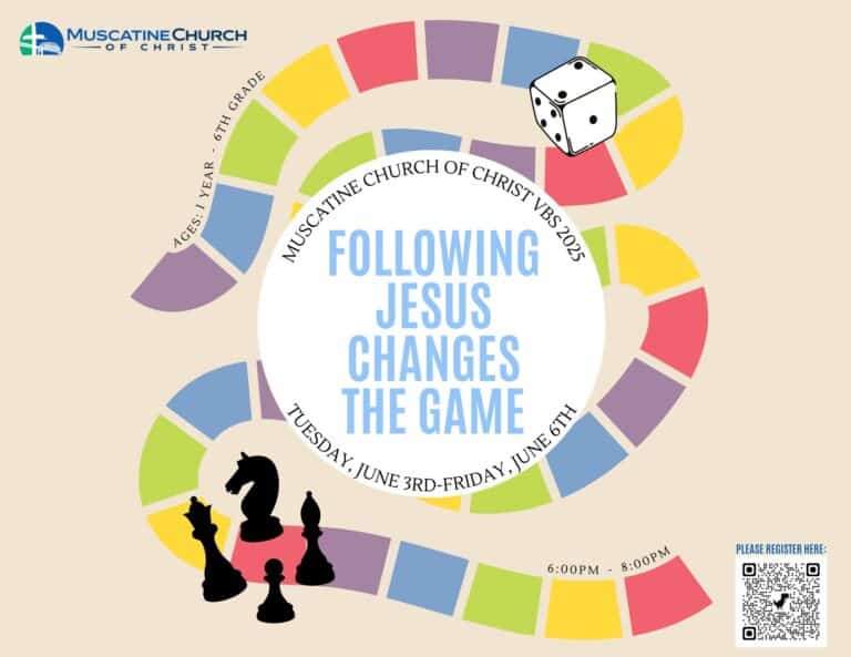 Muscatine Church of Christ VBS June 3-6, 2025
