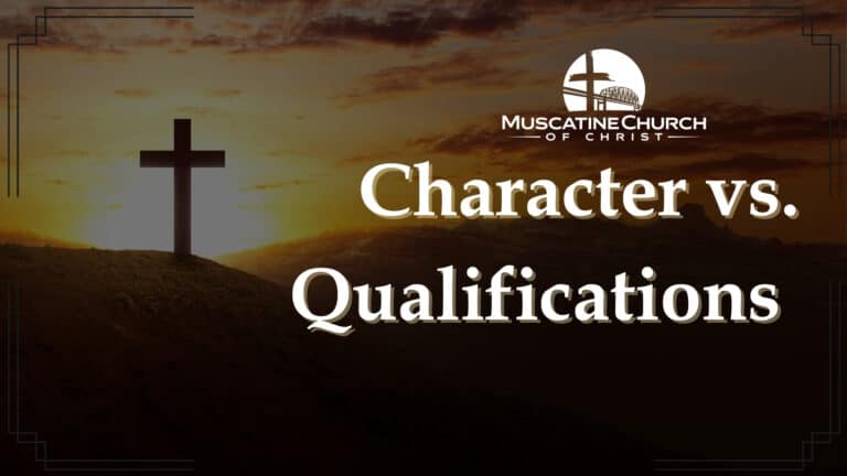 Character vs Qualifications